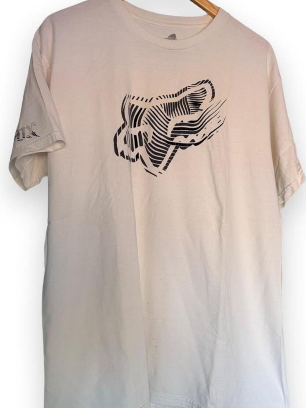 Y2K Fox Racing White TShirt